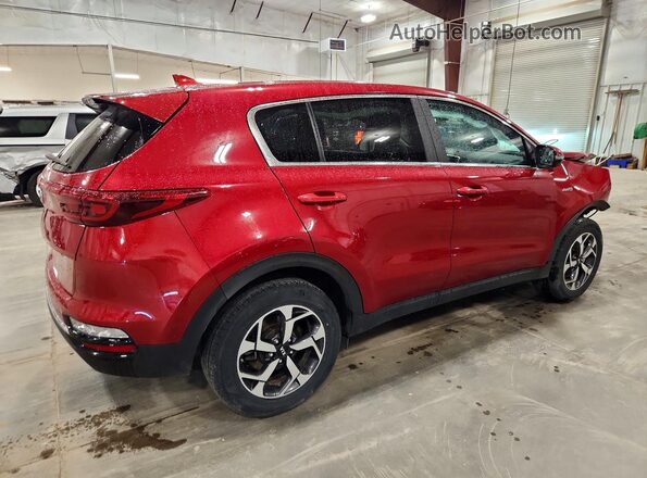 KNDPMCAC7M7910576 2021 KIA SPORTAGE Красный Задняя правая четверть