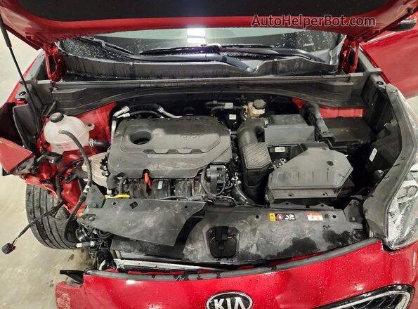 KNDPMCAC7M7910576 2021 KIA SPORTAGE Красный Вид подкапотного пространства