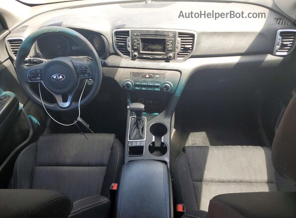 KNDPMCAC8H7130124 2017 KIA SPORTAGE Brown Vista del salpicadero