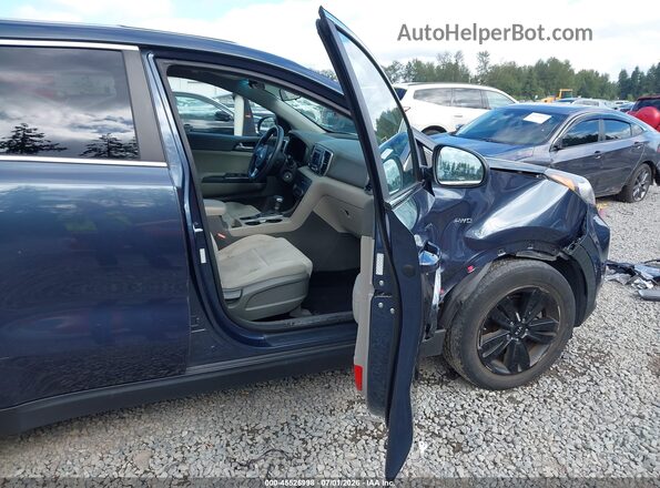 KNDPMCAC8H7157646 2017 KIA SPORTAGE Gray წინა სალონის ხედი