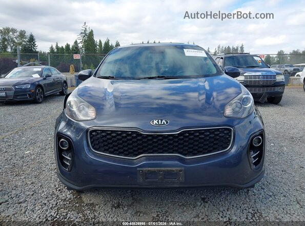 KNDPMCAC8H7157646 2017 KIA SPORTAGE Gray ხელსაწყოთა პანელის ხედი