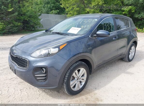 KNDPMCAC8H7178593 2017 KIA SPORTAGE Blue Передня ліва чверть
