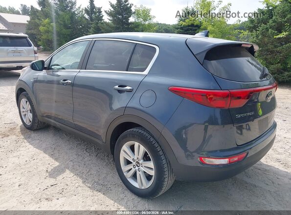 KNDPMCAC8H7178593 2017 KIA SPORTAGE Blue Задня ліва чверть