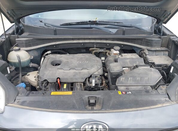 KNDPMCAC8H7178593 2017 KIA SPORTAGE Blue Вид ззаду