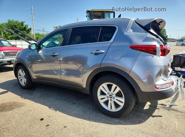 KNDPMCAC8J7379075 2018 KIA SPORTAGE Gray Rear left