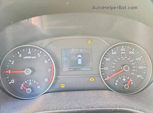 KNDPMCAC8J7450873 2018 KIA SPORTAGE Синий Вид щитка приборов
