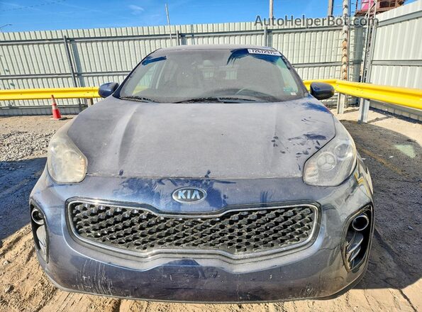 KNDPMCAC8J7450873 2018 KIA SPORTAGE Синий Вид спереди
