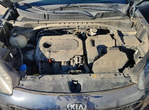 KNDPMCAC8J7450873 2018 KIA SPORTAGE Синий Вид задней части салона