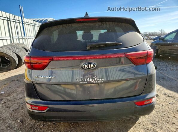 KNDPMCAC8J7450873 2018 KIA SPORTAGE Синий Вид сзади
