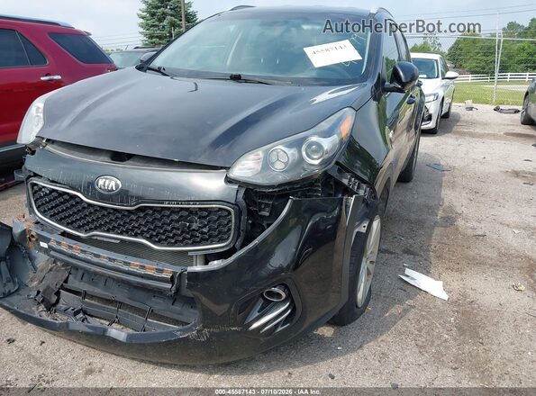 KNDPMCAC8J7481797 2018 KIA SPORTAGE Black Սարքավորումների վահանակի տեսք