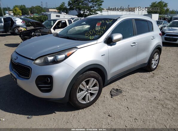 KNDPMCAC8K7501354 2019 KIA SPORTAGE Silver Передня ліва чверть