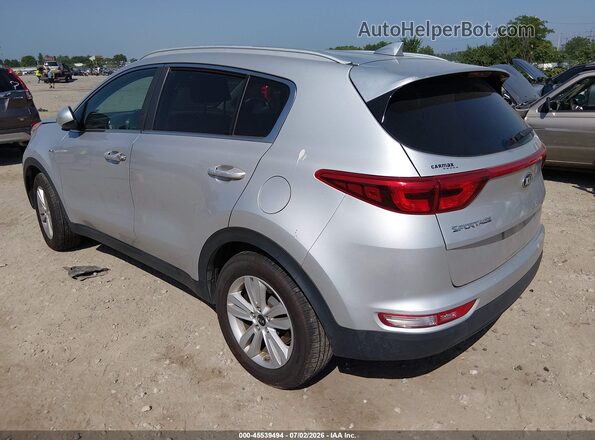 KNDPMCAC8K7501354 2019 KIA SPORTAGE Silver Задня ліва чверть