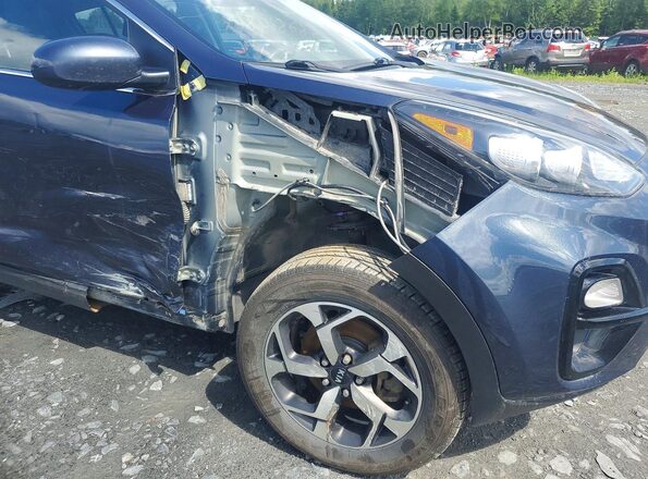 KNDPMCAC8L7764929 2020 KIA SPORTAGE Blue Widok naklejki z numerem VIN