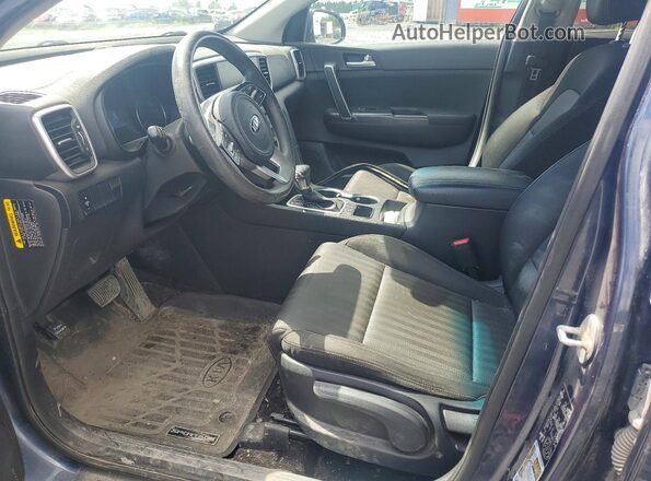 KNDPMCAC8L7764929 2020 KIA SPORTAGE Blue Widok wnętrza z przodu