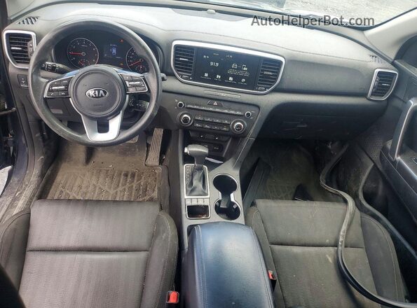 KNDPMCAC8L7764929 2020 KIA SPORTAGE Blue Widok deski rozdzielczej