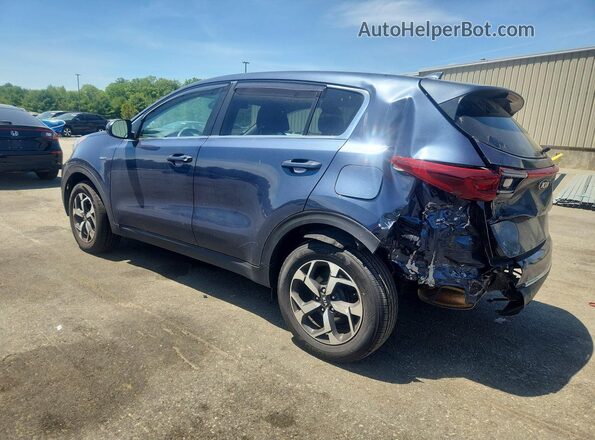KNDPMCAC8M7887860 2021 KIA SPORTAGE Blue Rear left