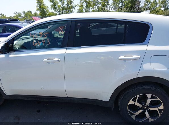 KNDPMCAC8M7920033 2021 KIA SPORTAGE White Widok wnętrza 360 stopni