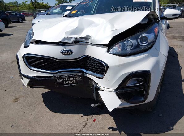 KNDPMCAC8M7920033 2021 KIA SPORTAGE White Widok z przodu