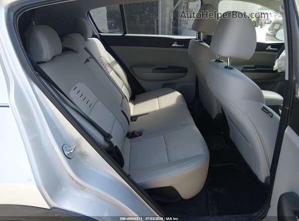 KNDPMCAC8N7966964 2022 KIA SPORTAGE Silver VIN კოდის სტიკერის ხედი