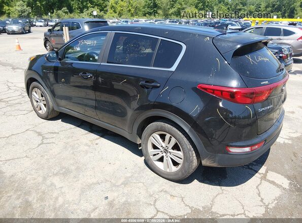 KNDPMCAC9H7040321 2017 KIA SPORTAGE Black უკანა მარცხენა