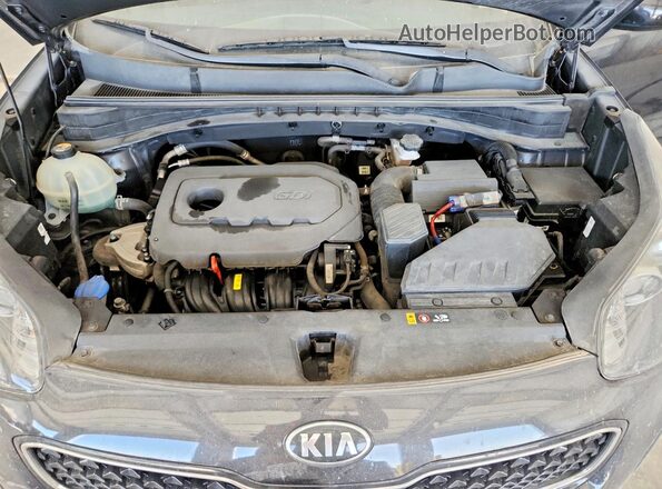 KNDPMCAC9H7223962 2017 KIA SPORTAGE Gray Вид підкапотного простору