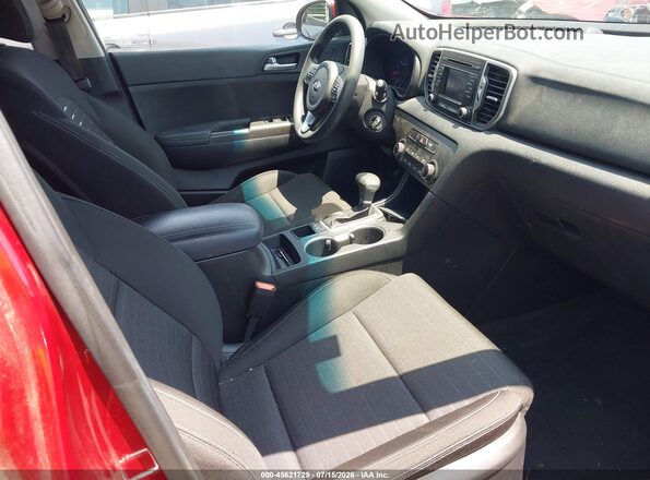 KNDPMCAC9J7303753 2018 KIA SPORTAGE Red წინა სალონის ხედი