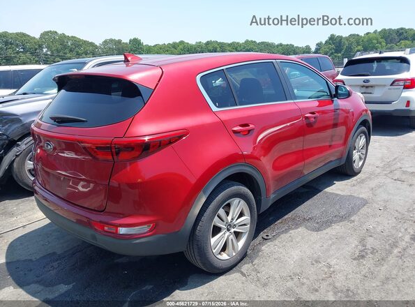 KNDPMCAC9J7303753 2018 KIA SPORTAGE Red უკანა მარჯვენა