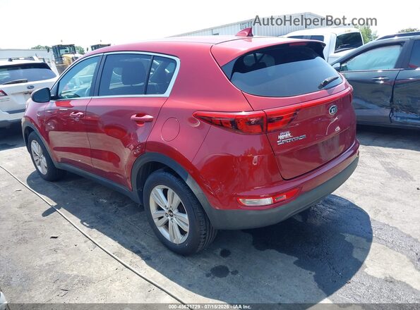 KNDPMCAC9J7303753 2018 KIA SPORTAGE Red უკანა მარცხენა