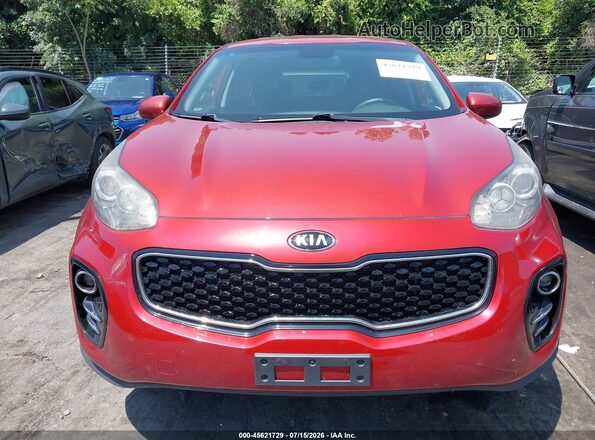KNDPMCAC9J7303753 2018 KIA SPORTAGE Red წინა ხედი