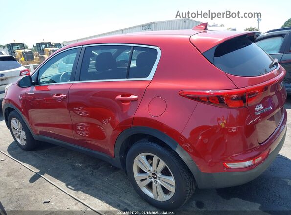 KNDPMCAC9J7303753 2018 KIA SPORTAGE Red სალონის 360-გრადუსიანი ხედი
