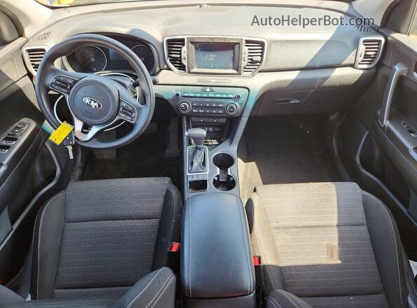 KNDPMCAC9J7446329 2018 KIA SPORTAGE Черный Вид панели приборов