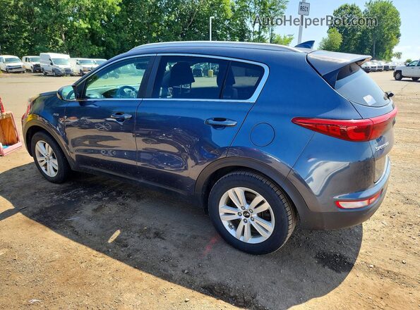 KNDPMCAC9J7446329 2018 KIA SPORTAGE Черный Задняя левая четверть