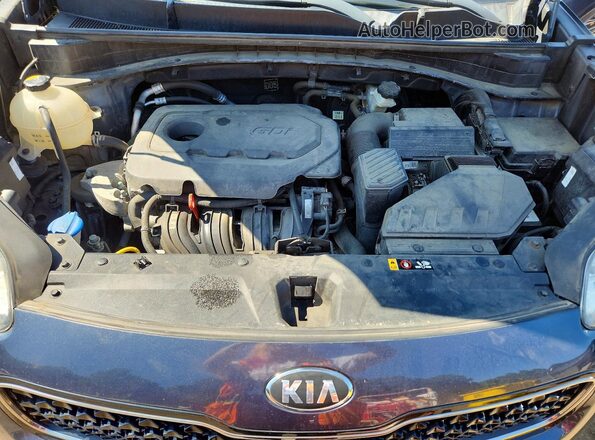 KNDPMCAC9J7446329 2018 KIA SPORTAGE Черный Вид подкапотного пространства