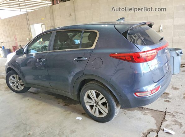 KNDPMCAC9J7450879 2018 KIA SPORTAGE Blue Հետևի ձախ