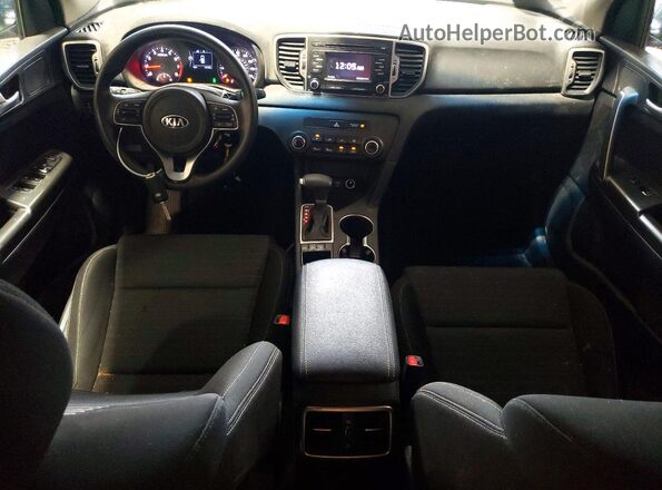 KNDPMCAC9J7450879 2018 KIA SPORTAGE Blue Առջևի վահանակի տեսք