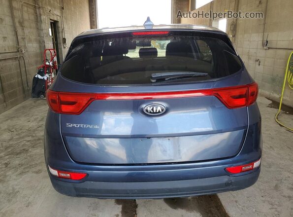 KNDPMCAC9J7450879 2018 KIA SPORTAGE Blue Հետևի տեսք