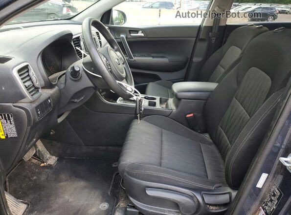KNDPMCAC9K7599729 2019 KIA SPORTAGE Blue Սալոնի դիմացի տեսք