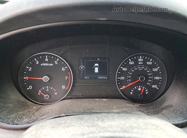 KNDPMCAC9K7599729 2019 KIA SPORTAGE Blue Սարքավորումների վահանակի տեսք