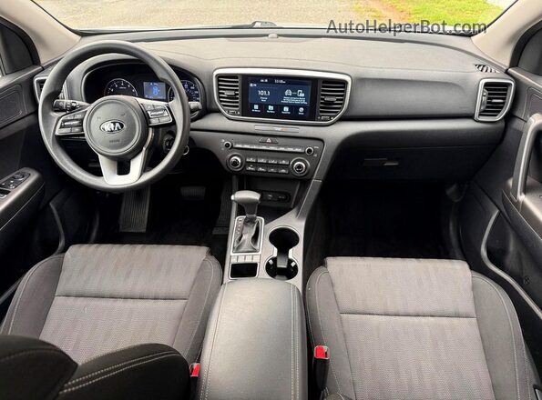 KNDPMCAC9L7705663 2020 KIA SPORTAGE White წინა სალონის ხედი