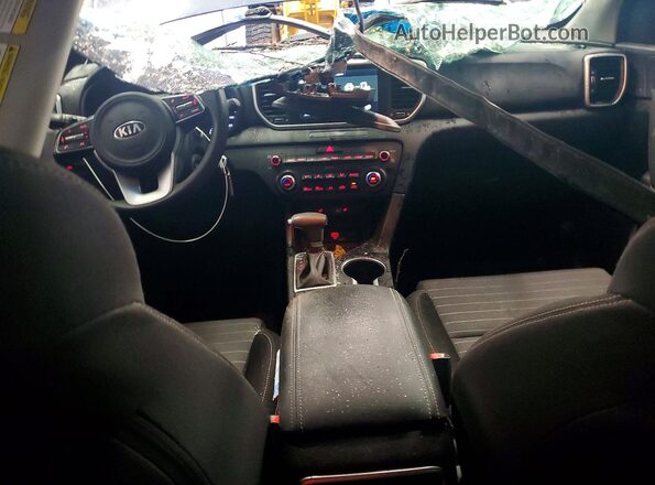 KNDPMCAC9L7751025 2020 KIA SPORTAGE Charcoal Dashboard view