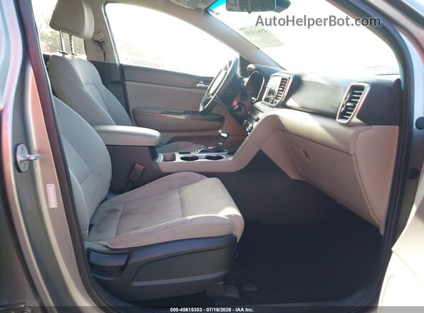 KNDPMCAC9L7776006 2020 KIA SPORTAGE Silver Widok wnętrza z przodu