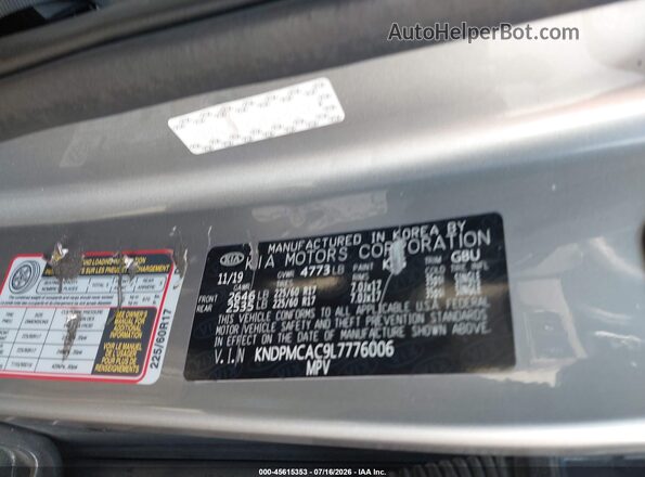KNDPMCAC9L7776006 2020 KIA SPORTAGE Silver Widok komory silnika