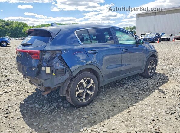KNDPMCAC9M7881453 2021 KIA SPORTAGE Blue უკანა მარჯვენა