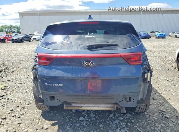 KNDPMCAC9M7881453 2021 KIA SPORTAGE Blue უკანა ხედი