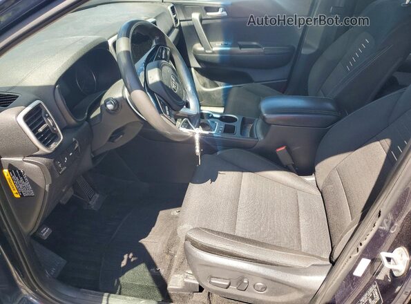 KNDPMCAC9M7881453 2021 KIA SPORTAGE Blue წინა სალონის ხედი