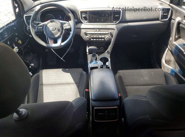 KNDPMCAC9M7881453 2021 KIA SPORTAGE Blue წინა პანელის ხედი