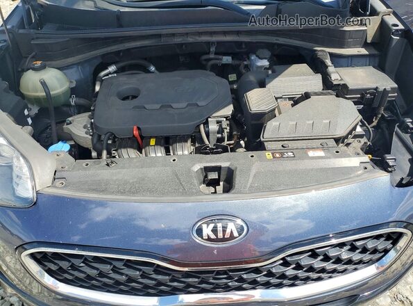 KNDPMCAC9M7881453 2021 KIA SPORTAGE Blue ძრავის განყოფილების ხედი