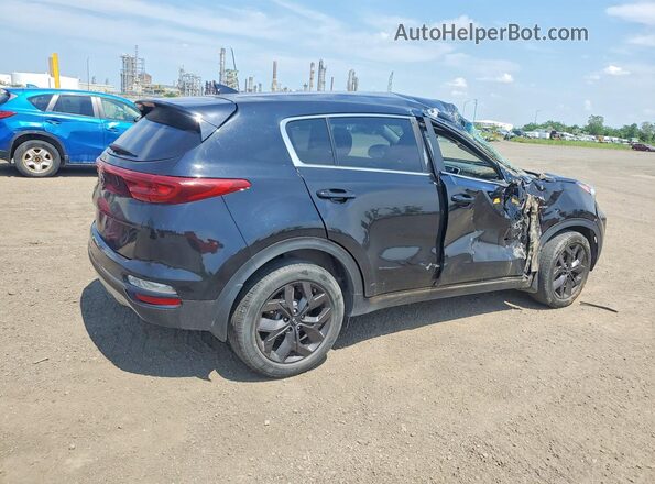KNDPMCAC9M7930358 2021 KIA SPORTAGE Black Rear right