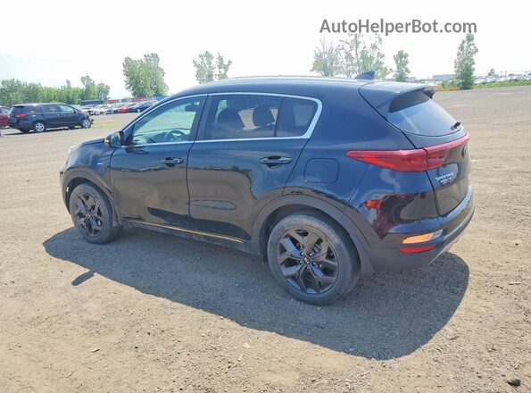 KNDPMCAC9M7930358 2021 KIA SPORTAGE Black Rear left