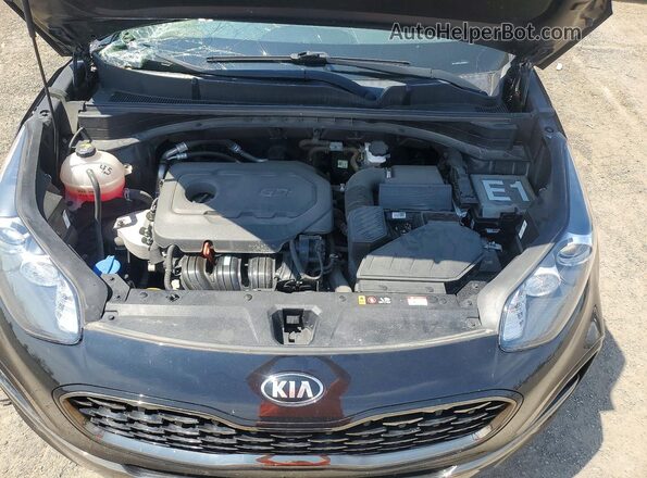KNDPMCAC9M7930358 2021 KIA SPORTAGE Black Rear interior view